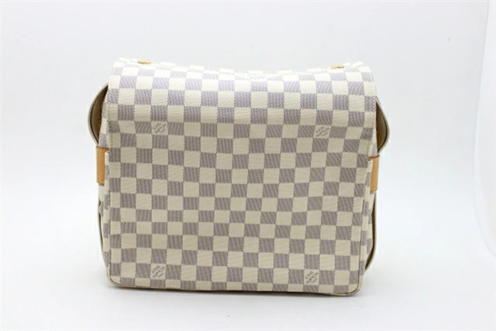 Louis Vuitton Damier Azur White Naviglio Shoulder Bag